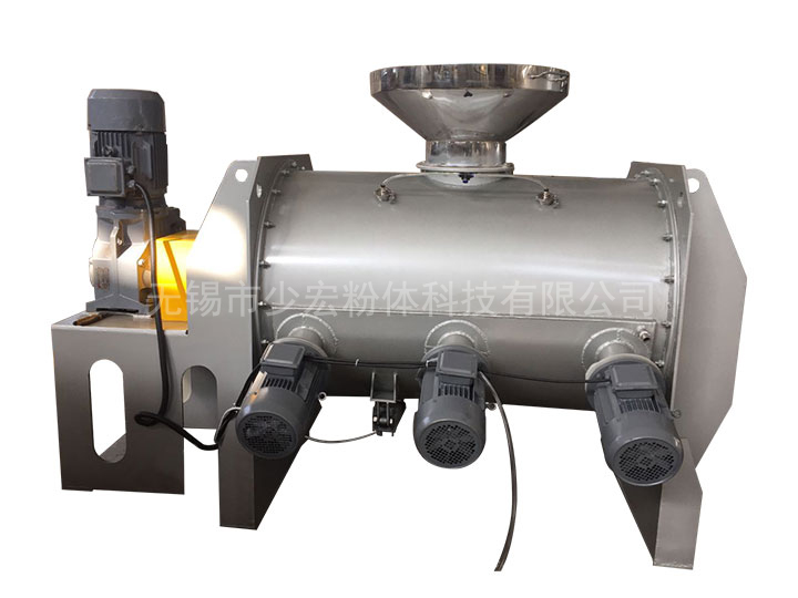 犁刀混合機配水冷夾套、噴液裝置